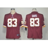 nike nfl jerseys washington redskins #83 davis red[game]