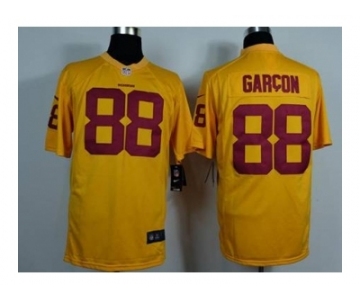 nike nfl jerseys washington redskins #88 pierre garcon yellow[game]