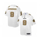 nike nfl jerseys washington redskins #9 sonny jurgensen Pro Line White[game]