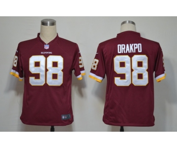 nike nfl jerseys washington redskins #98 brian orakpo red[game]