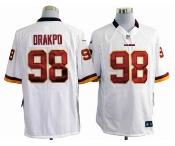 nike nfl jerseys washington redskins #98 orakpo white[game]