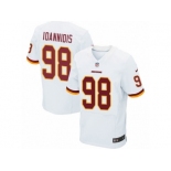 Men Nike Washington Redskins #98 Matthew Ioannidis Elite White NFL Jersey