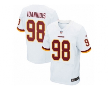 Men Nike Washington Redskins #98 Matthew Ioannidis Elite White NFL Jersey