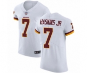 Men Washington Redskins #7 Dwayne Haskins White Vapor Untouchable Elite Player Football Jersey