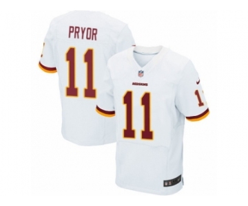 Men's Nike Washington Redskins #11 Terrelle Pryor Elite White NFL Jersey