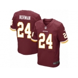 Men's Nike Washington Redskins #24 Josh Norman Elite Burgundy Red Team Color NFL Jersey