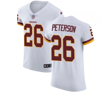 Men's Nike Washington Redskins #26 Adrian Peterson White Vapor Untouchable Elite Player NFL Jersey