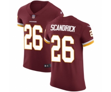 Men's Nike Washington Redskins #26 Orlando Scandrick Burgundy Red Team Color Vapor Untouchable Elite Player NFL Jersey