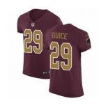 Men's Nike Washington Redskins #29 Derrius Guice Burgundy Red Alternate Vapor Untouchable Elite Player NFL Jersey