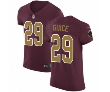 Men's Nike Washington Redskins #29 Derrius Guice Burgundy Red Alternate Vapor Untouchable Elite Player NFL Jersey