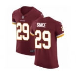 Men's Nike Washington Redskins #29 Derrius Guice Burgundy Red Team Color Vapor Untouchable Elite Player NFL Jersey