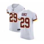 Men's Nike Washington Redskins #29 Derrius Guice White Vapor Untouchable Elite Player NFL Jersey