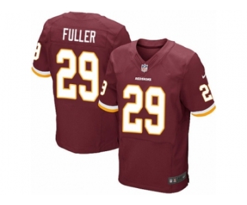 Men's Nike Washington Redskins #29 Kendall Fuller Elite Burgundy Red Team Color NFL Jersey