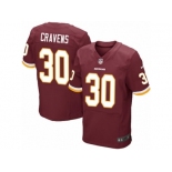 Men's Nike Washington Redskins #30 Su'a Cravens Elite Burgundy Red Team Color NFL Jersey