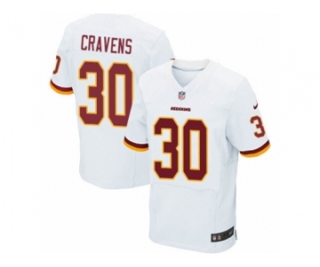 Men's Nike Washington Redskins #30 Su'a Cravens Elite White NFL Jersey