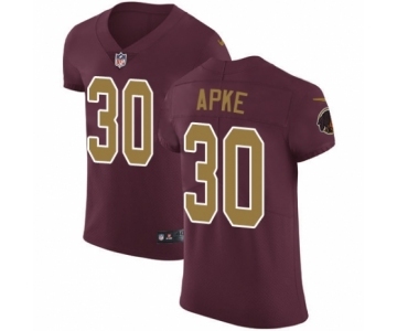 Men's Nike Washington Redskins #30 Troy Apke Burgundy Red Alternate Vapor Untouchable Elite Player NFL Jersey