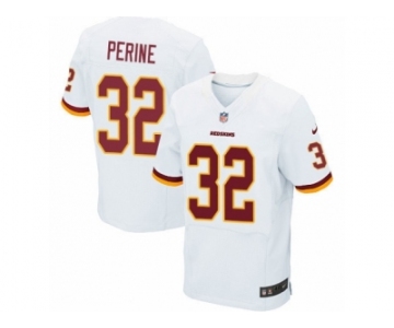 Men's Nike Washington Redskins #32 Samaje Perine Elite White NFL Jersey