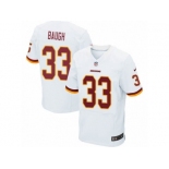 Men's Nike Washington Redskins #33 Sammy Baugh Elite White NFL Jersey