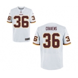 Men's Nike Washington Redskins #36 Su'a Cravens Elite White NFL Jersey