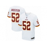 Men's Nike Washington Redskins #52 Ryan Anderson Elite White NFL Jersey