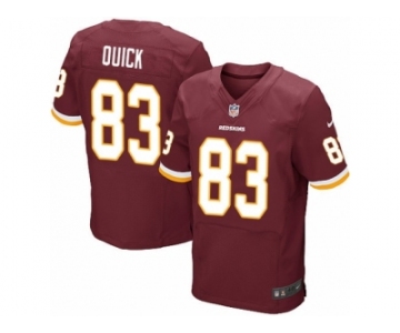 Men's Nike Washington Redskins #83 Brian Quick Elite Burgundy Red Team Color NFL Jersey