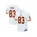 Men's Nike Washington Redskins #83 Brian Quick Elite White NFL Jersey