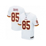 Men's Nike Washington Redskins #85 Vernon Davis Elite White NFL Jersey