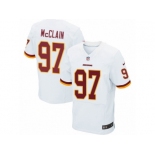 Men's Nike Washington Redskins #97 Terrell McClain Elite White NFL Jersey