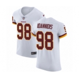 Men's Nike Washington Redskins #98 Matt Ioannidis White Vapor Untouchable Elite Player NFL Jersey