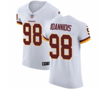 Men's Nike Washington Redskins #98 Matt Ioannidis White Vapor Untouchable Elite Player NFL Jersey