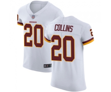 Men's Washington Redskins #20 Landon Collins White Vapor Untouchable Elite Player Football Jersey