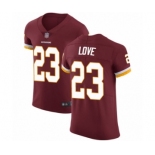 Men's Washington Redskins #23 Bryce Love Burgundy Red Team Color Vapor Untouchable Elite Player Football Jersey