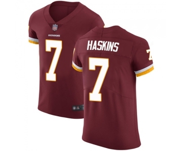 Men's Washington Redskins #7 Dwayne Haskins Burgundy Red Team Color Vapor Untouchable Elite Player Football Jersey