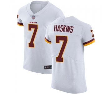 Men's Washington Redskins #7 Dwayne Haskins White Vapor Untouchable Elite Player Football Jersey