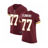 Men's Washington Redskins #77 Ereck Flowers Burgundy Red Team Color Vapor Untouchable Elite Player Football Jersey