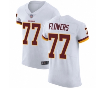 Men's Washington Redskins #77 Ereck Flowers White Vapor Untouchable Elite Player Football Jersey