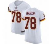 Men's Washington Redskins #78 Wes Martin White Vapor Untouchable Elite Player Football Jersey