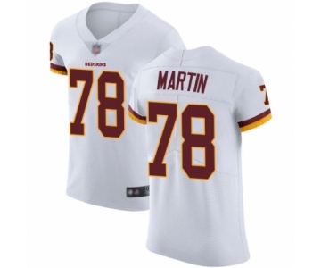 Men's Washington Redskins #78 Wes Martin White Vapor Untouchable Elite Player Football Jersey