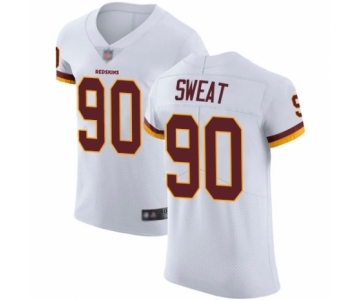 Men's Washington Redskins #90 Montez Sweat White Vapor Untouchable Elite Player Football Jersey