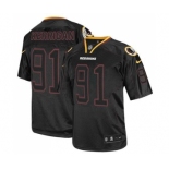 Men's Washington Redskins #91 Ryan Kerrigan Elite Lights Out Black Football Jersey