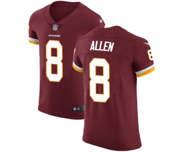 Nike Redskins #8 Kyle Allen Burgundy Red Team Color Men's Stitched NFL Vapor Untouchable Elite Jersey