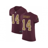 Nike Washington Redskins #14 Ryan Grant Burgundy Red Alternate Men Stitched NFL Vapor Untouchable Elite Jersey