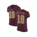 Nike Washington Redskins #18 Josh Doctson Burgundy Red Alternate Men Stitched NFL Vapor Untouchable Elite Jersey