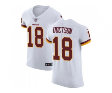 Nike Washington Redskins #18 Josh Doctson White Men Stitched NFL Vapor Untouchable Elite Jersey