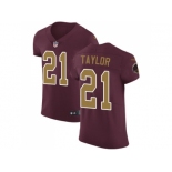 Nike Washington Redskins #21 Sean Taylor Burgundy Red Alternate Men Stitched NFL Vapor Untouchable Elite Jersey