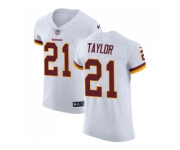 Nike Washington Redskins #21 Sean Taylor White Men Stitched NFL Vapor Untouchable Elite Jersey