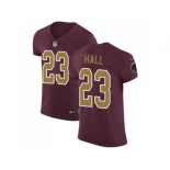 Nike Washington Redskins #23 DeAngelo Hall Burgundy Red Alternate Men Stitched NFL Vapor Untouchable Elite Jersey