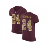 Nike Washington Redskins #24 Josh Norman Burgundy Red Alternate Men Stitched NFL Vapor Untouchable Elite Jersey