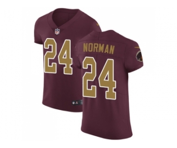 Nike Washington Redskins #24 Josh Norman Burgundy Red Alternate Men Stitched NFL Vapor Untouchable Elite Jersey