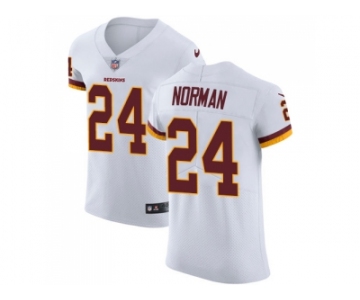 Nike Washington Redskins #24 Josh Norman White Men Stitched NFL Vapor Untouchable Elite Jersey